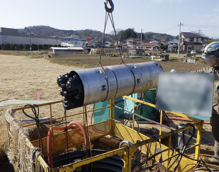 行田市桜田町秩父鉄道推進工事